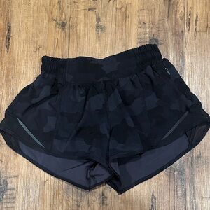 lululemon athletica Black Camo Athletic Shorts